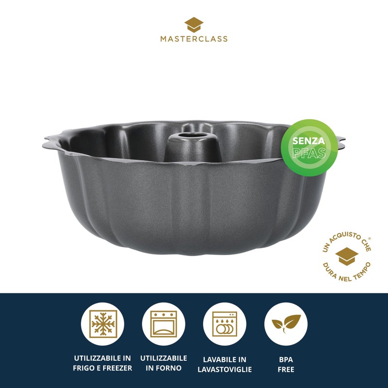 ماستر كلاس صينية/قالب ماستر كلاس غير لاصقة مقاس 10 بوصات لكعكة البوندت - Image 2